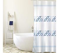MSV Shower curtain Premium 180x200cm Malta blue