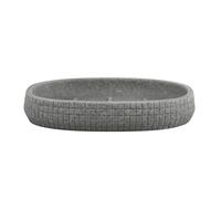 MSV Soap dish Norden of polyresin grey