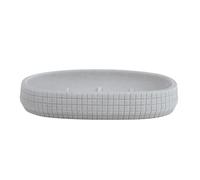 MSV Soap dish Norden of polyresin grey