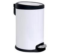 MSV "Soft Close Pedal Bin, White, 20 Litre