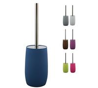MSV Soft Touch ASTI Toilet Brush with Holder Dark Blue, Rubber, 9x39cm