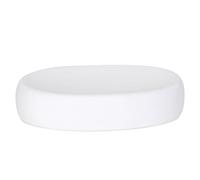 MSV Soft Touch Ceramic Soap Dish KYOTO White, 12.5 x 8.5 x 2.5