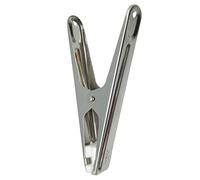 MSV Clothes pegs of Stainless Steel 10 pcs, Stainless-Steel, Silver, 30 x 20 x 15 cm