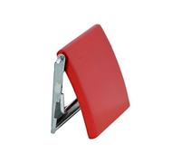 MSV Stainless Steel/MDF Toilet Paper Holder, Red
