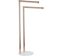 MSV Stainless Steel Milos Hand Towel Stand with 3 Bars 22 x 18 x 89 cm, Multi, 30 x 20 x 15 cm