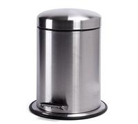 MSV Stainless Steel Pedal Bin, Silver, 5 Litre