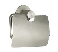MSV Stainless Steel Satin Finish Tissue Toilet Roll Holder, Silver