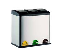 MSV Stainless Steel Trash Can, Silver