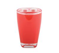MSV "Tahiti Toothbrush Holder, Red