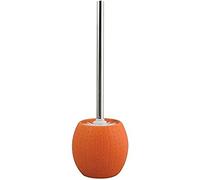 MSV Toilet Brush and Holder, Ceramic, Orange, 0