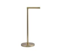 MSV Toilet Roll Holder on Base Steel Gold
