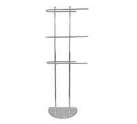 MSV Towel Rack, Silver/Chrome