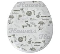 MSV WC seat Duroplast SoftClose Flowers