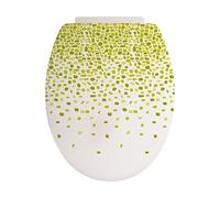 MSV WC seat with plastic hinges Brest green