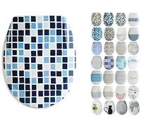 MSV WC Toilet Seat, Blue, 45.5 x 37 x 5 cm, Pack of 32