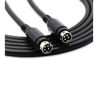 Msvueioe 10FT Master-Slave Speaker Link Cable Compatible with iK iLoud MTM/Kanto ORA/ADAM D3V / HiVi-Swan D100 / Edifier R1700BT R1600TIII R1800BT, 4-Pin Male to Male, Lossless Sound Transmission