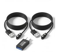 Msvueioe Universal Kids Smart Watch Charger, 2-Pin 7.62mm Magnetic USB Charging Cable [Model A + Model B, One Fit Only], Replacement Charger Cord Compatible with Cosmo JrTrack Kid’s Smartwatch