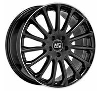 MSW 30 GLOSS BLACK/DIAMOND LIP ALLOY WHEEL 18x8 ET35 5x112
