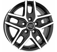 MSW 40 VAN GLOSS BLACK FULL POLISHED ALLOY WHEEL 16x6.5 ET50 5x120