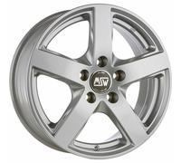MSW 55 FULL SILVER ALLOY WHEEL 16X6.5 ET50 5X112