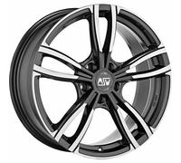 MSW 73 GLOSS DARK GREY FULL POLISHED ALLOY WHEEL 18X8 ET35 5X112