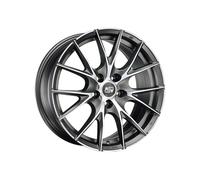 MSW Avantgarde 25 Alloy Wheel 17x8 ET45 5x114.3 Matt Titanium Full Polished 7...