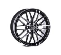 ALLOY WHEEL MSW MSW 72 FOR AUDI A3 7X17 5X100 GLOSS BLACK FULL POLISHED 6AH
