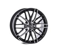 MSW Avantgarde 72 Alloy Wheel 18x8 ET28 5x112 Gloss Black Full Polished 66.6m...