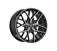 MSW Avantgarde 74 Alloy Wheel 19x8.5 ET40 5x112 Gloss Black Full Polished 73m...