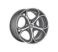 MSW Avantgarde 82 Alloy Wheel 19x8 ET42 5x110 Matt Gunmetal Full Polished 65....