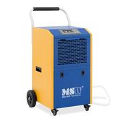 MSW Dehumidifier 60 L/Day For 50-90 m² 480 m³/h Airflow 7.5 L Tank With Handle Pro Series Industrial Dryer For Basement Garage Cellar Portable Large Room Air Drying System