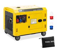 MSW Diesel Generator - 7220 / 8500 W - 30 L - 230/400 V - mobile - AVR - Euro 5 MSW-AVR 8500S MAX EURO5