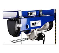 MSW Electric Hoist Winch PROLIFTOR 250 (250 kg, 540 W, Steel rope 12 m, Cable tear resistance 800 kg)