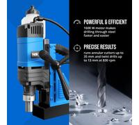 MSW Magnetic Core Drill - 1600 W - 830 rpm - max drilling diameter 13/35 mm MSW-CH-35SO