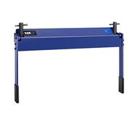 MSW Manual Sheet Metal Bender Sheet Metal Brake Folder Metalworking Sheets 1.2mm Thick 630mm Wide MSW-MF-630 (Steel, Bending Angle 0-135°, Floor or Vice Mounting)