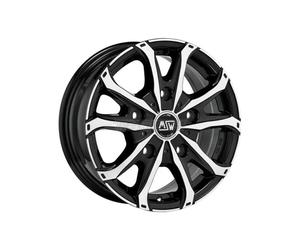 MSW Off-Road & Van 48 Van Alloy Wheel 17x7 ET55 5x160 Gloss Black Full Polished