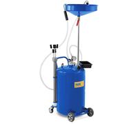 MSW MSW-OD-70 Oil Drainer 70 L Engine Oil Drainer Mobile Oil Drainer Waste Oil Drainer (Steel, PVC, PU, PE, PA, Height Adjustment 900-1,450 mm)
