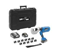 MSW-PRTO2.0 Crimping Tool Hydraulic 16 to 400 mm² Hex Pressing 120 kN 5-8 s OLED Display LED Light Operation with One Hand for Aluminium & Copper Crimping Pliers Battery Crimping Tool