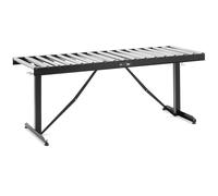 MSW Roller Conveyer - 200 kg - 178 x 67 cm - 17 wheels - height adjustable MSW-RT-610T17