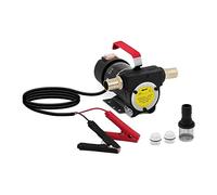 MSW Self-Priming Fuel Transfer Pump Oil Transfer Pump Crocodile Clamps 12V 40L/min MSW-OP40 (IP55, 2800rpm, Clamps 69x98mm)
