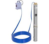 MSW Submersible Pump - 95 mm / 3.75" - 10,800 l/h - 1100 W - 20 m cable - 51 m lift - stainless steel MSW-SPP48-110
