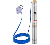MSW Submersible Pump - 95 mm / 3,75'' - 4800 l/h - 750 W - 50 m cable - 88 m lift - stainless steel MSW-SPP43-075-50