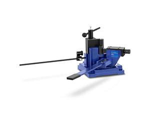MSW Universal Angle Bender Bending Machine Hot Cold Sheet Metal Forming Metalworking Flat Square Round Steel 100mm Wide 120° MSW-UB100A (Steel Casing, Max. Bending Capacity 23kg/mm2)