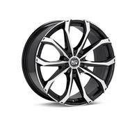 MSW Urban Cross 48 Alloy Wheel 19x8 ET21 5x112 Gloss Black Full Polished 66.6mm