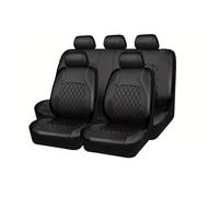 MSWBKHVUI Car Seat Covers,For Geely Starray EM-i Car Seat Cover Sets PU Leather Protectors Full Surround Breathable Fashions Interior Accessorie,A-Black