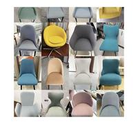 Mswborml Custom Special Shaped Dining Chair Covers, Curved Dining Chair Covers with Armrests, Stretch Bar Stool Covers with Hollow Backrests, Odd Shaped Sofa Covers without Armrests