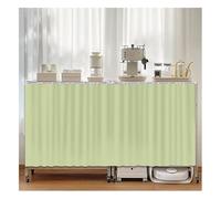 Mswborml Elegant Cabinet Curtains for under Kitchen Sink, Dust Proof Dishwasher Curtain for Shelves Privacy Closet Curtain under The Sink Curtains for Kitchen Storage Room,G,W80xH40cm/31x16in