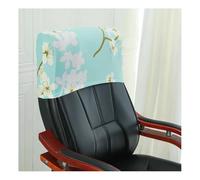 Mswborml Printed Office Chair Headrest Cover Set of 2, Stretch Headrest Protector for Office Chairs, Anti Dust Head Rest Covers for High Back Computer Chairs, Furniture, Recliner Chair, Washable,A30