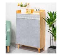 Mswborml Printed Short Curtains for Kitchen, Durable Kitchen Curtain under The Sink, Space-Saving Cabinet Curtains for Open Closet, Shading and Ventilation, Machine-Washable,J,W40xH80cm/16x31in