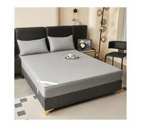 Mswborml Queen Mattress Zipper Cover Protector Waterproof Bed, Waterproof Japanese Futon Cover, Soft Tatami Mattress Cover All-Inclusive Futon Couch Padding Topper Mattress Cover,A,180x200cm+23cm